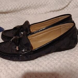 Coach Women's Black Loafers 6.5